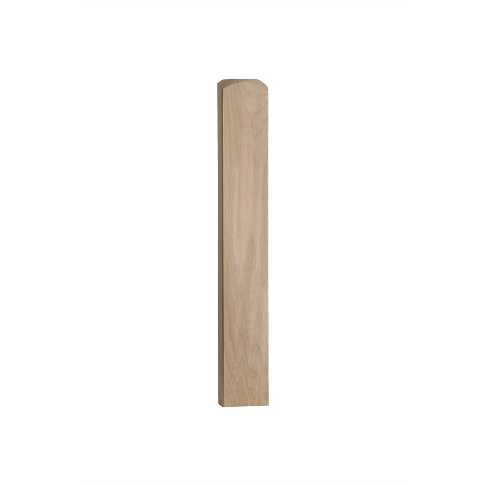 Oak Half Newel Base